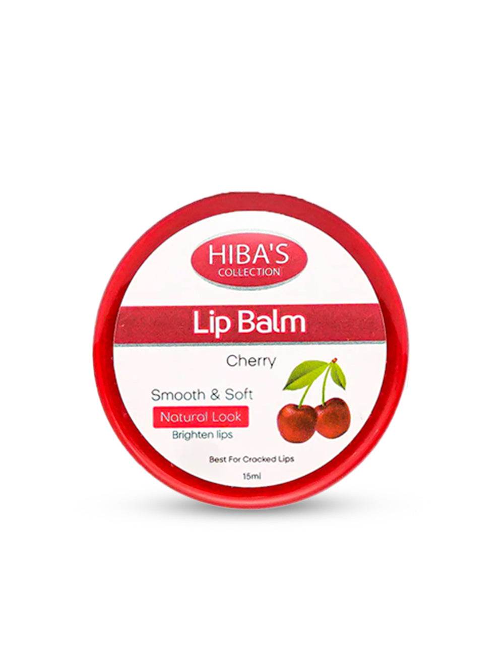 Hibas'c lip Balm (Cherry) 15ML - Hiba's Collection