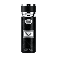 Hiba's Collection (Creedy Black Body Spray For Men) 200ml