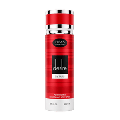 Hiba's Collection (Desire De Paris Body Spray For Men) 200ml