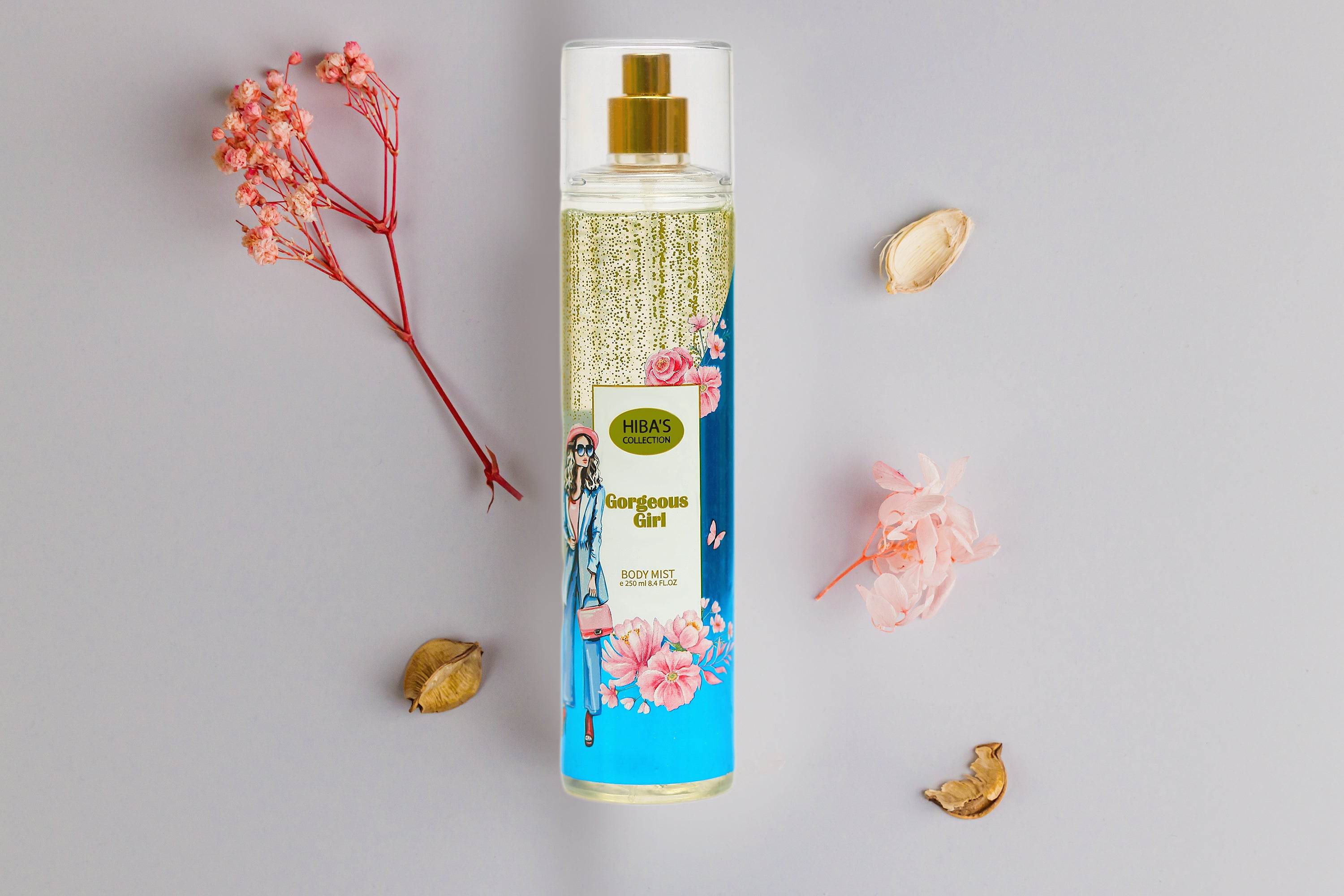 Hiba's Collection (Floral Gorgeous Girl Body Mist) 250ml - Hiba's Collection